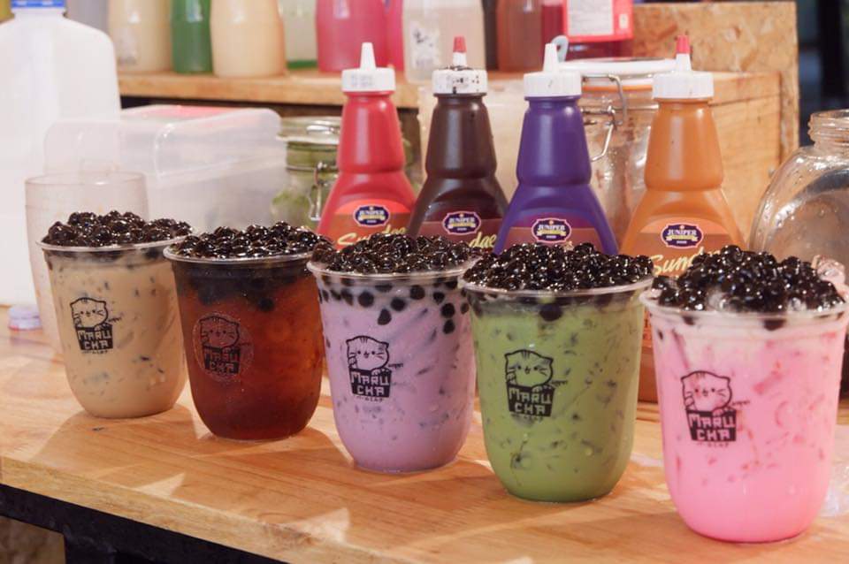 Maru Cha Pearl Milk Tea 19 baht, Rama II Soi 71 Branch, Nook Nik