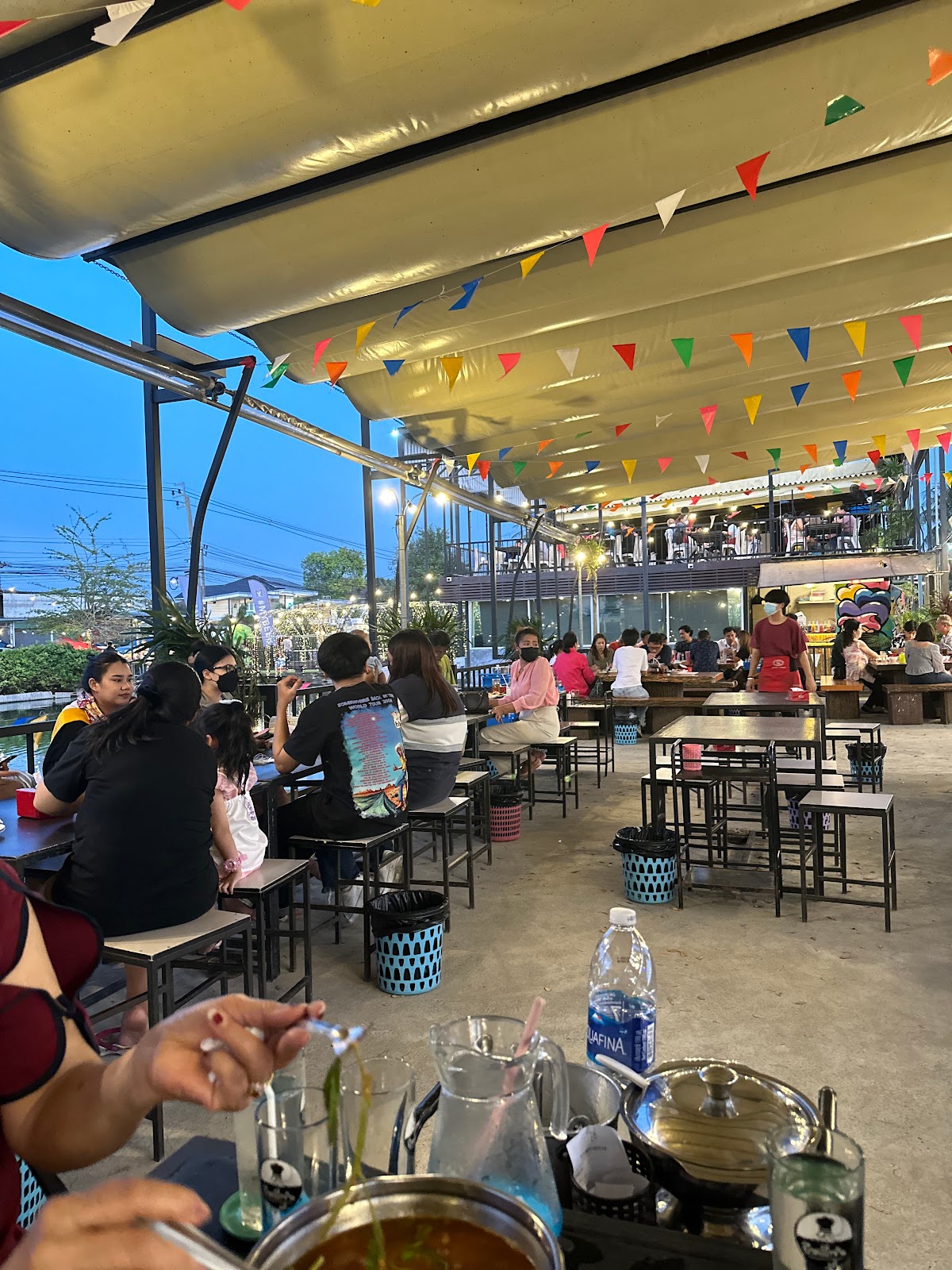 Buen Taling Chan, restaurant and waterfall pond