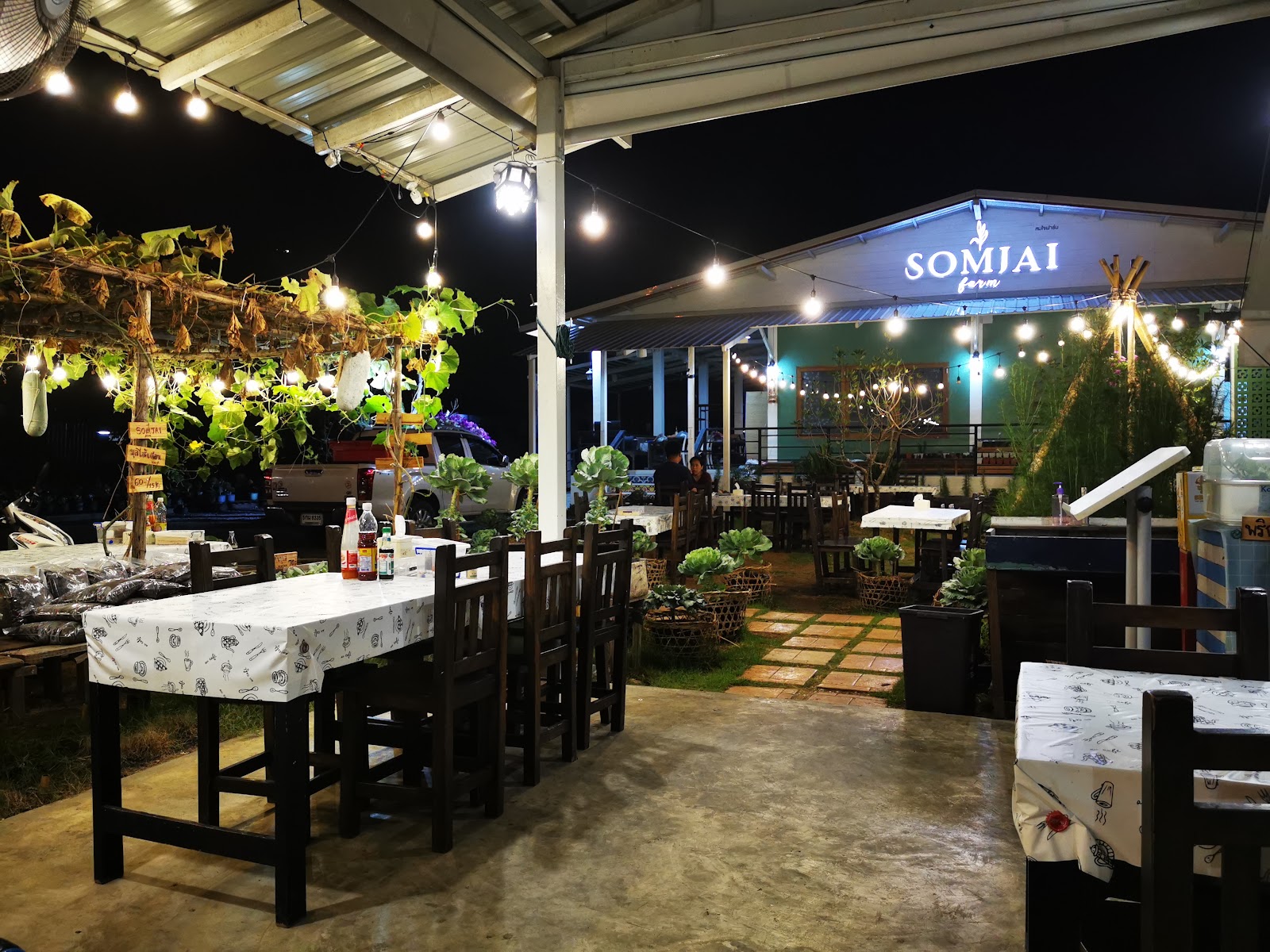 SOMJAI FARM Farm To Table Organically grown, pesticide-free vegetables, pesticide-free fruits Farm & Restaurant