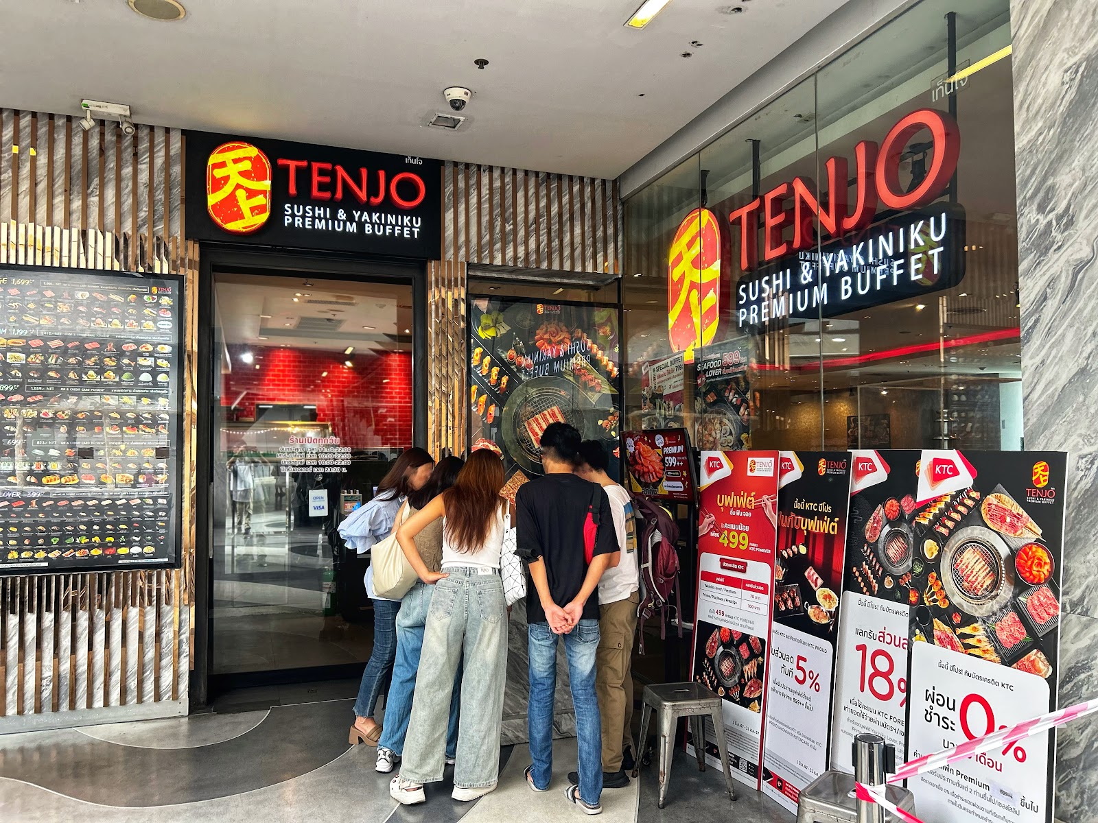 Heavenly sushi and yakiniku premium buffet