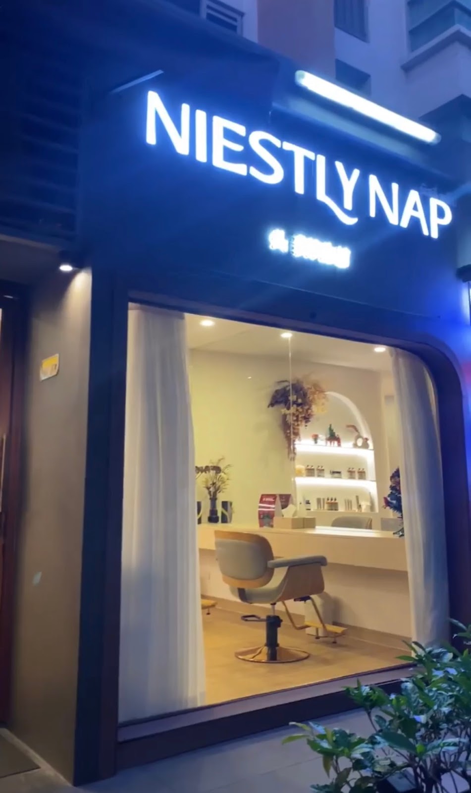 Taking a leisurely nap