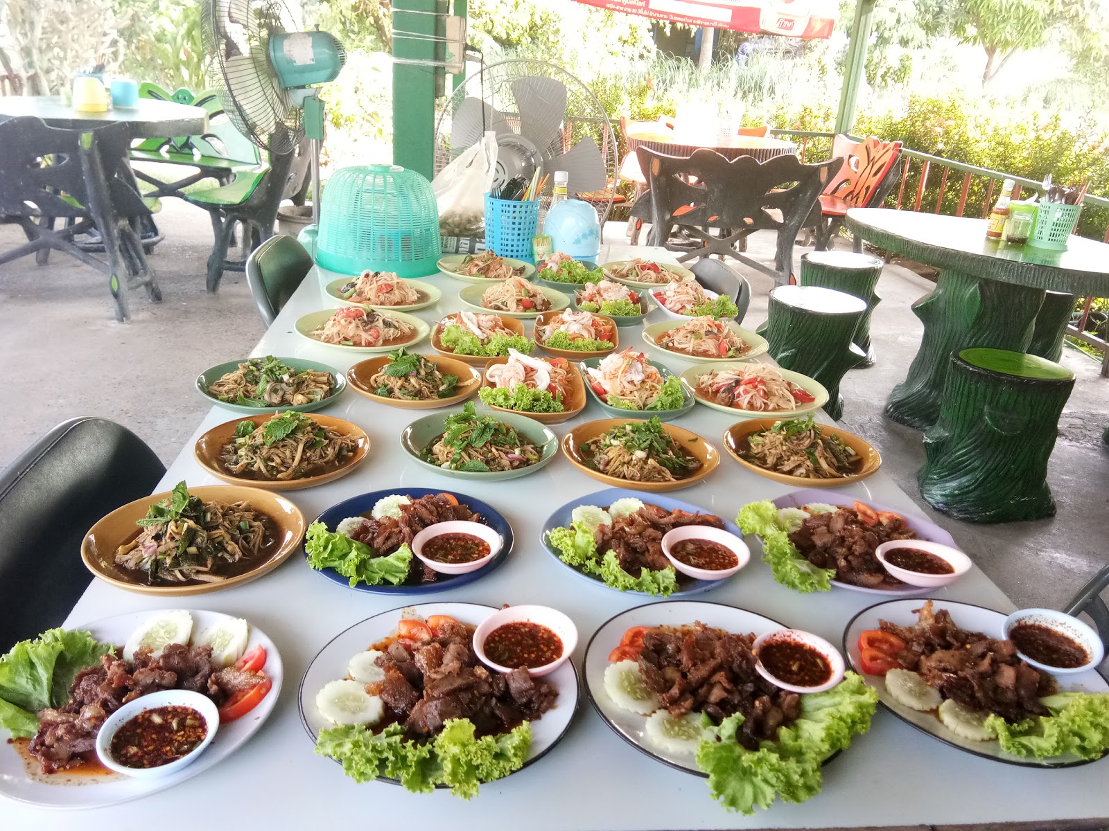 Three flavours of roast beef at Islamic restaurant Bang Yai