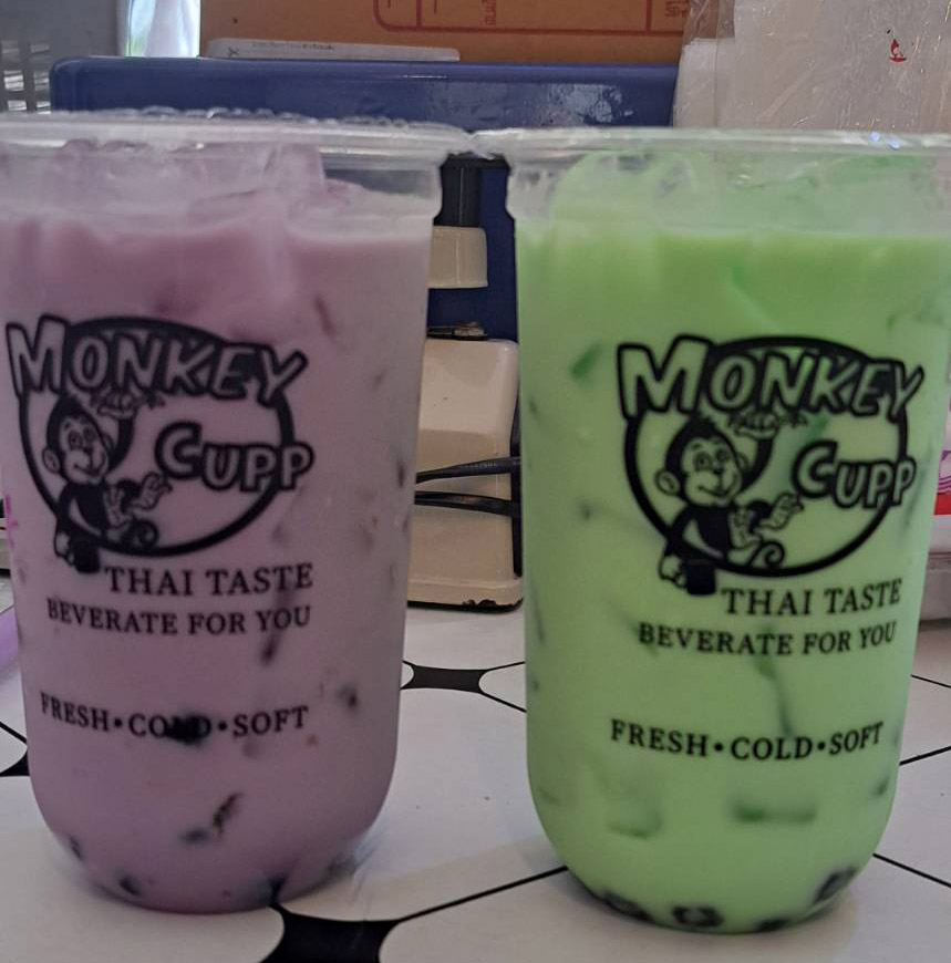Monkey Cup & Club Tapioca Milk Tea