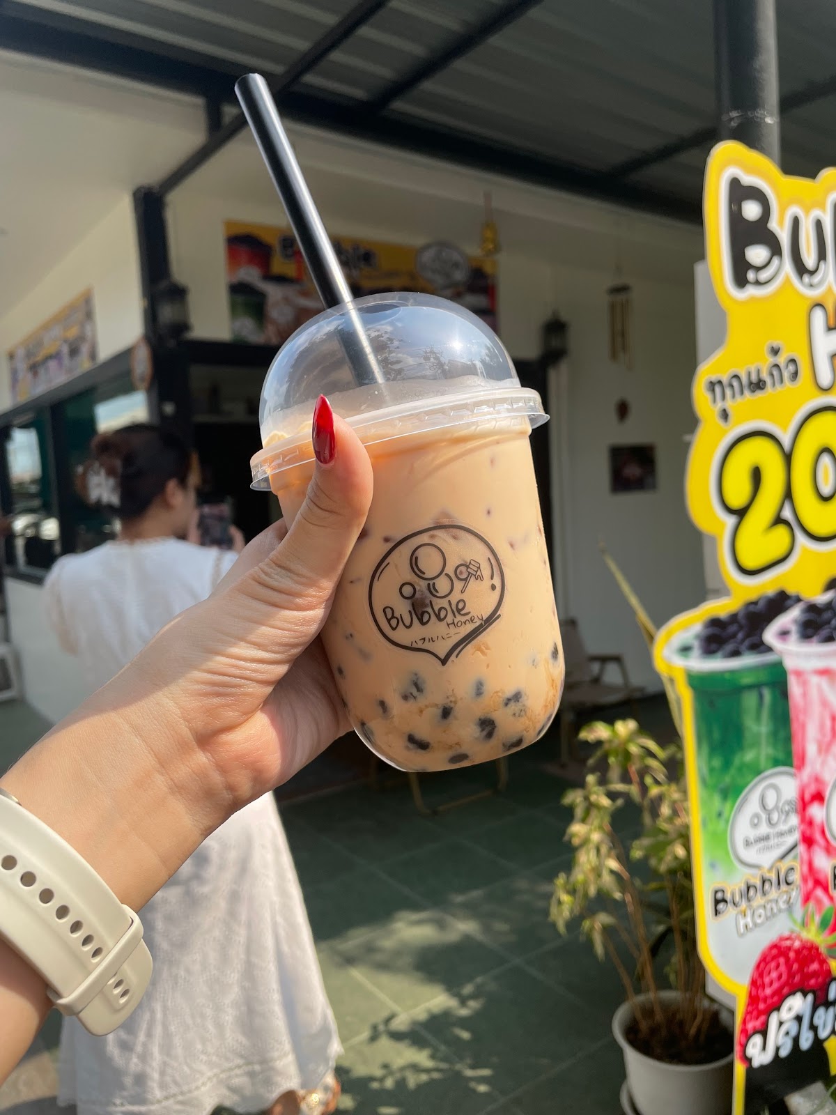Bubble Honey Bubble Tea 20 baht