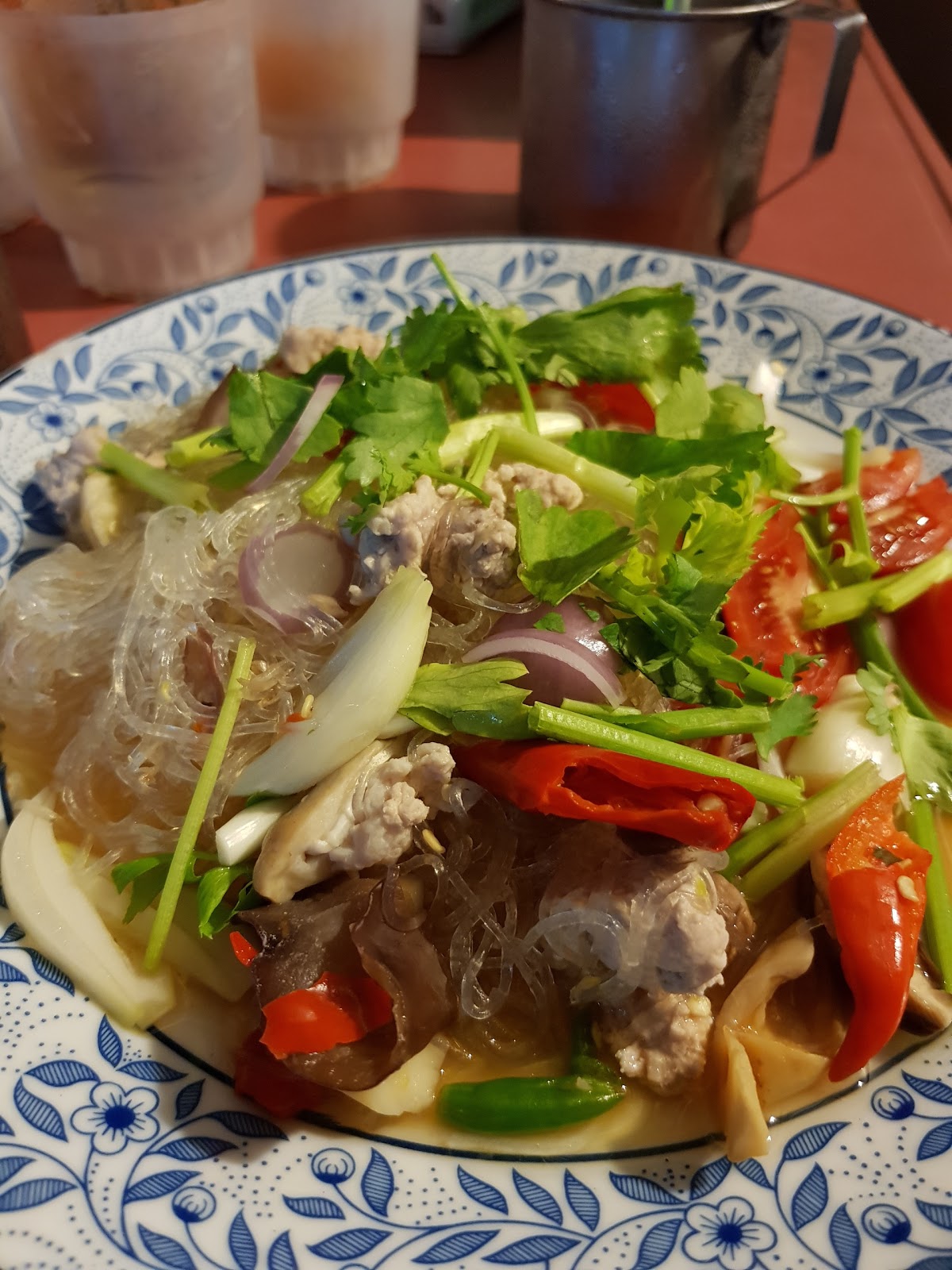 Pad Thai wrapped in banana leaves