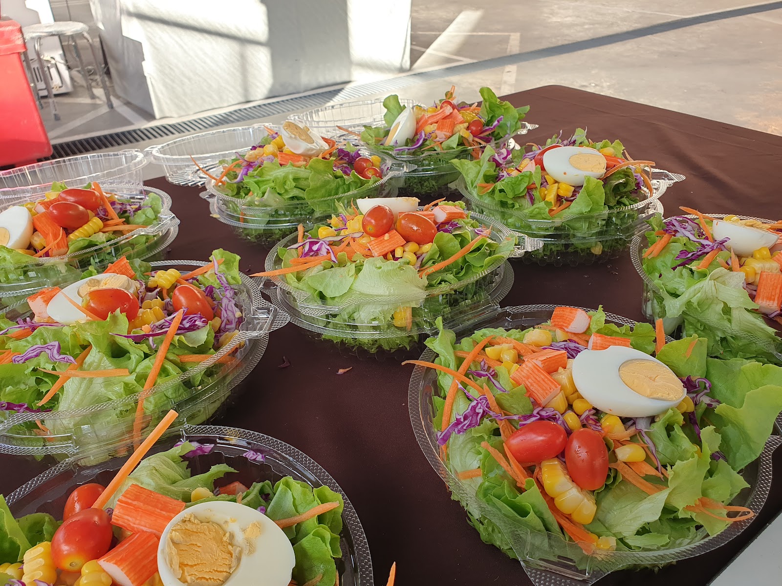 Salad, salad roll, Khuntiwa, Bang Pattana Market