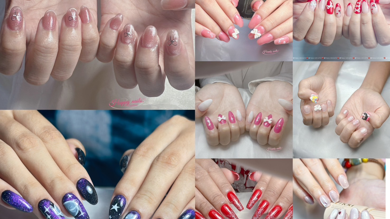 Gel Manicure Happy Nails By.fahsai