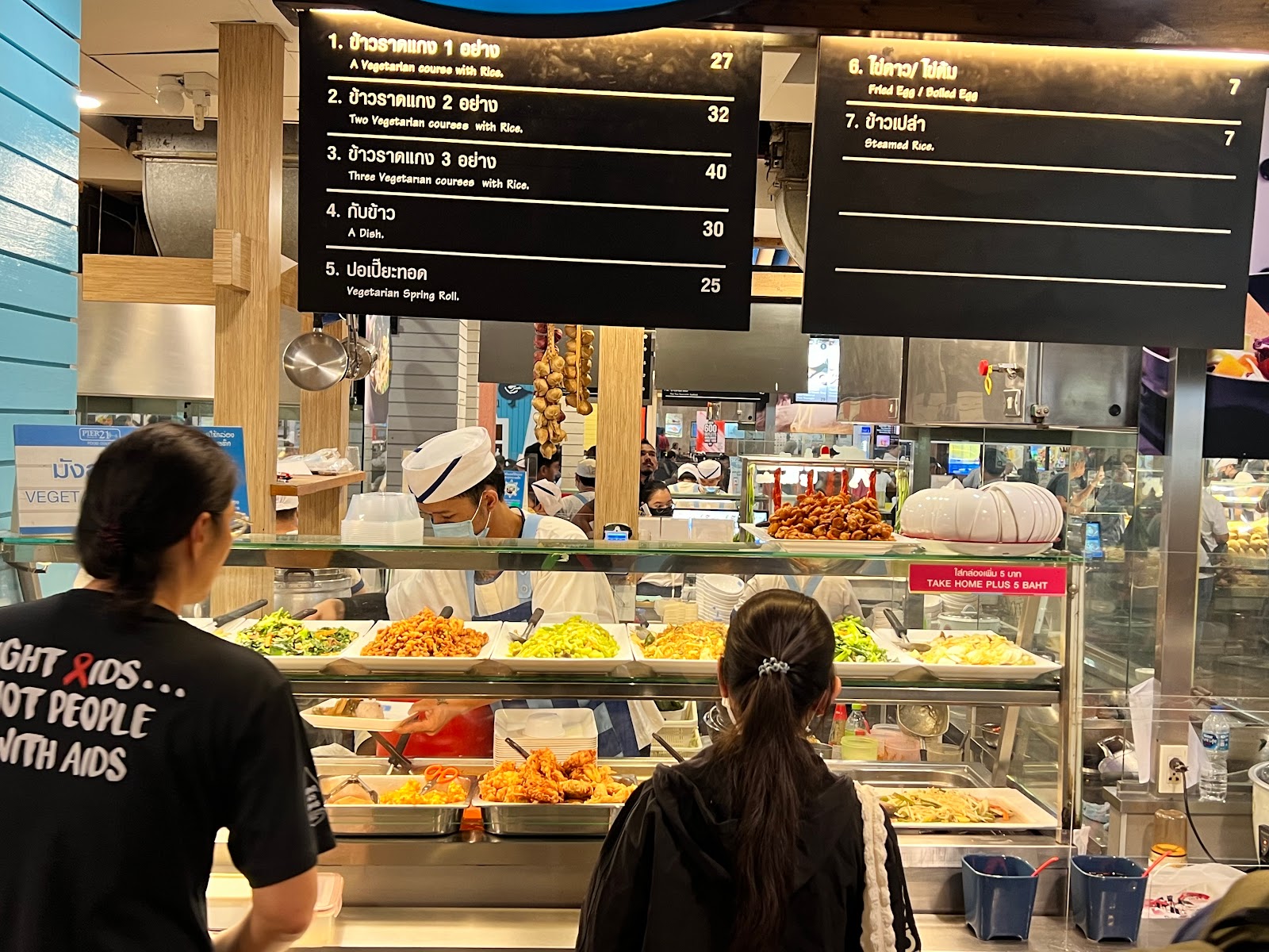 Vegetarian food @ Terminal 21 Food Court