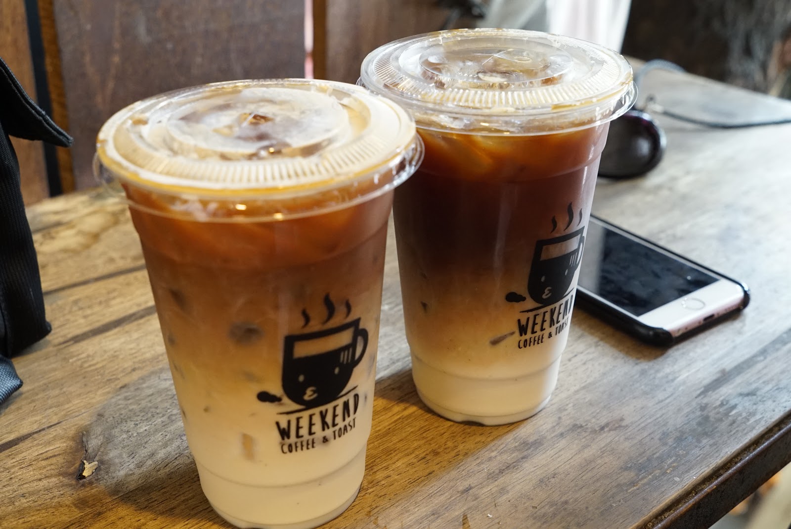 Weekend coffee and toast