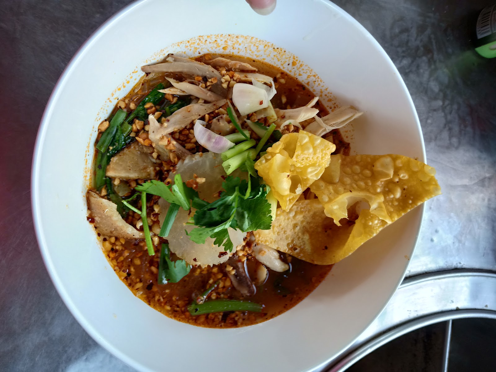 Genon’s stewed chicken noodles