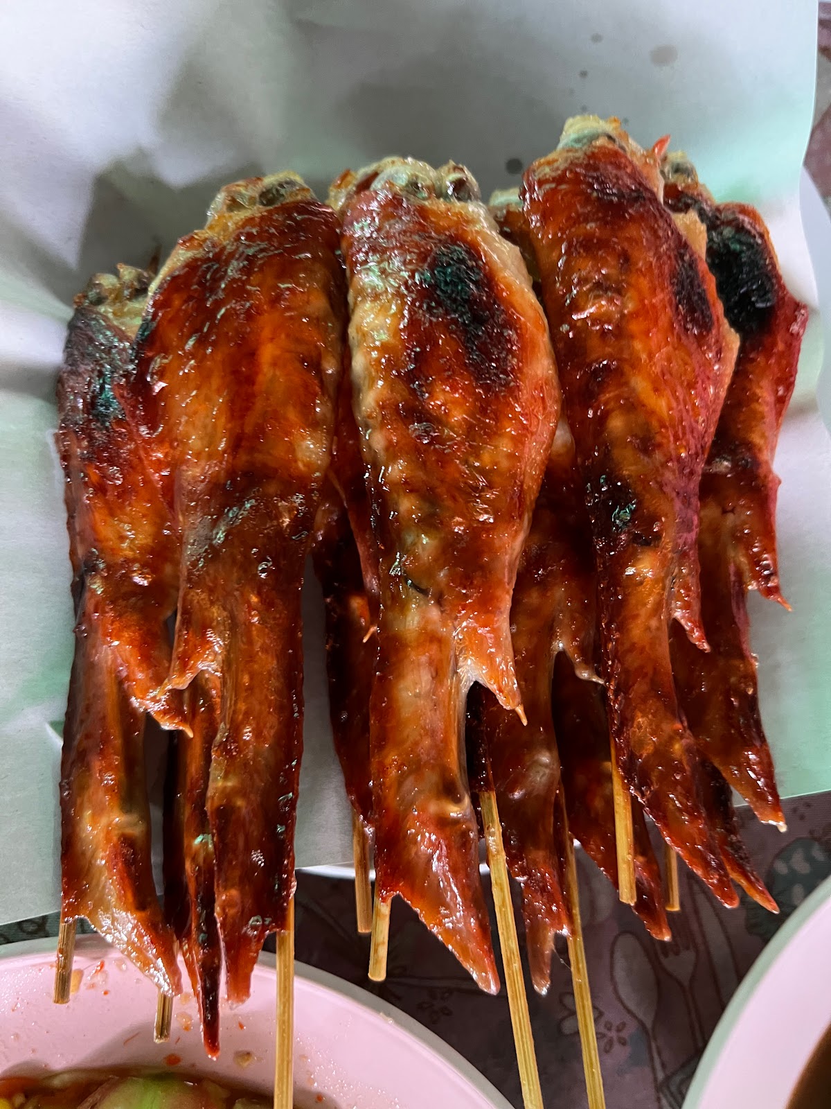 Som tam at Pee Pui’s Restaurant