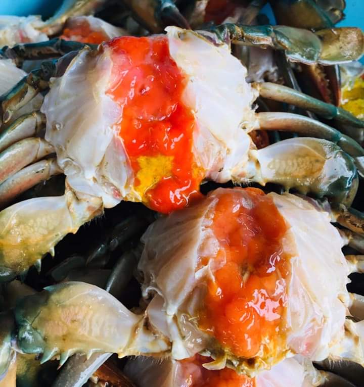 Pickled crab eggs shop