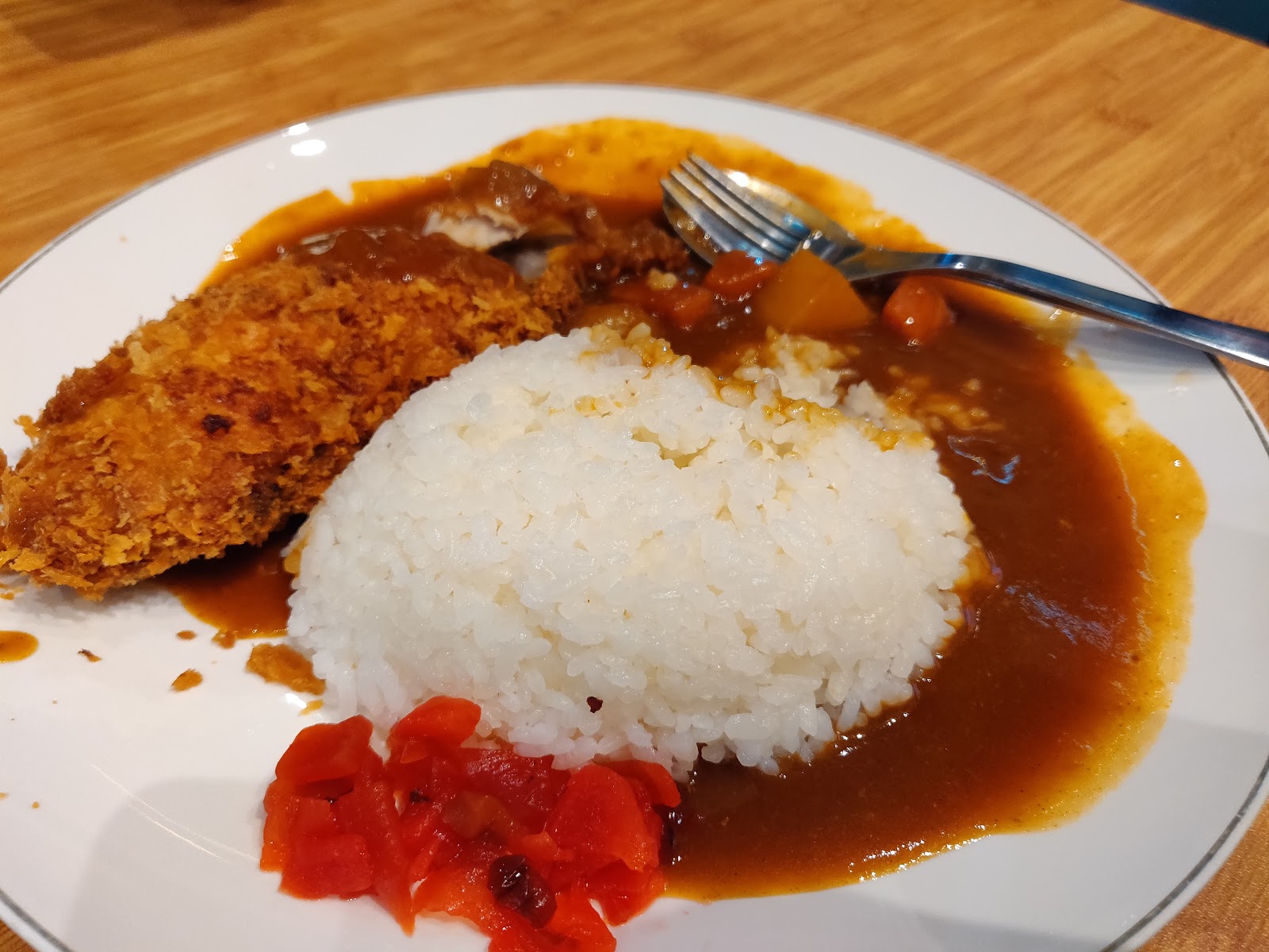Ookini Curry Rice is an original curry rice dish that originated in Osaka.