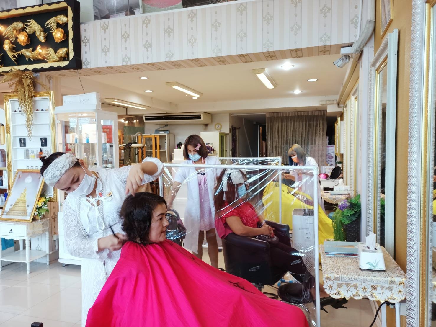 Hair salon, Odie Romklao Hair Salon, OHDY HAIR & EYEBROWS, main store, Trio Village