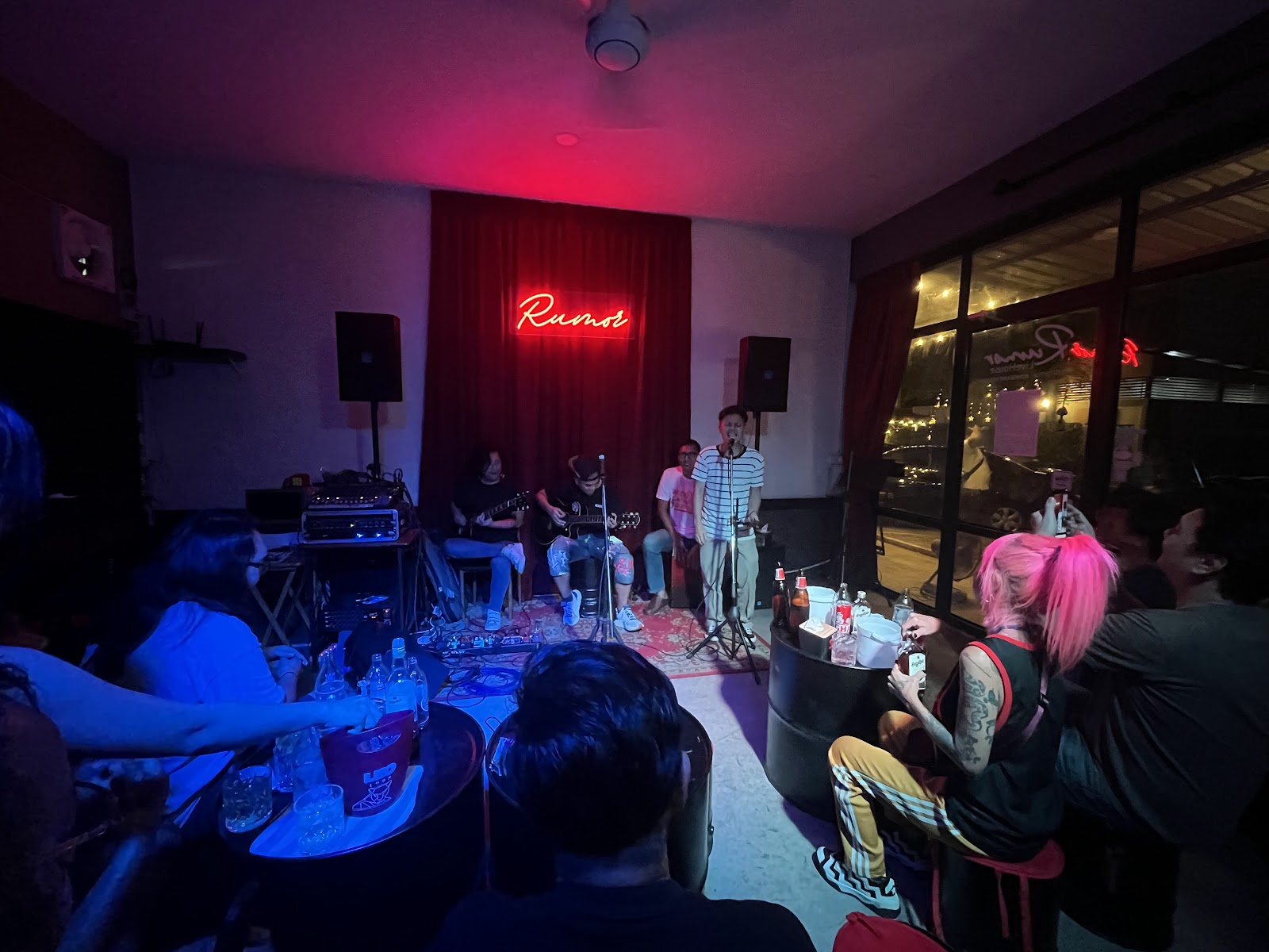 The much talked about live music venue and studio bar