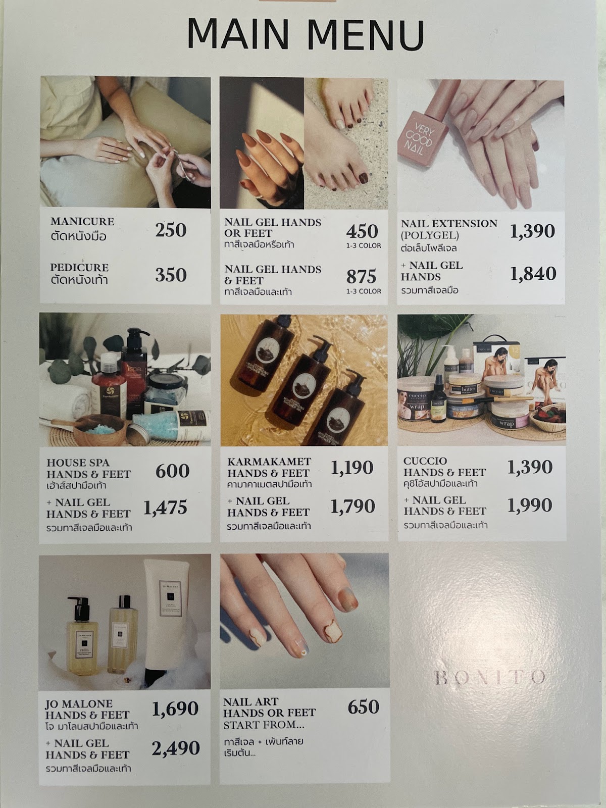 Bonito nail & more Phahonyothin Branch